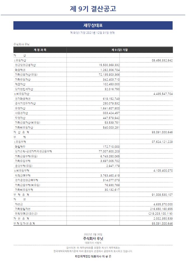 9th closing announcement - Image 1